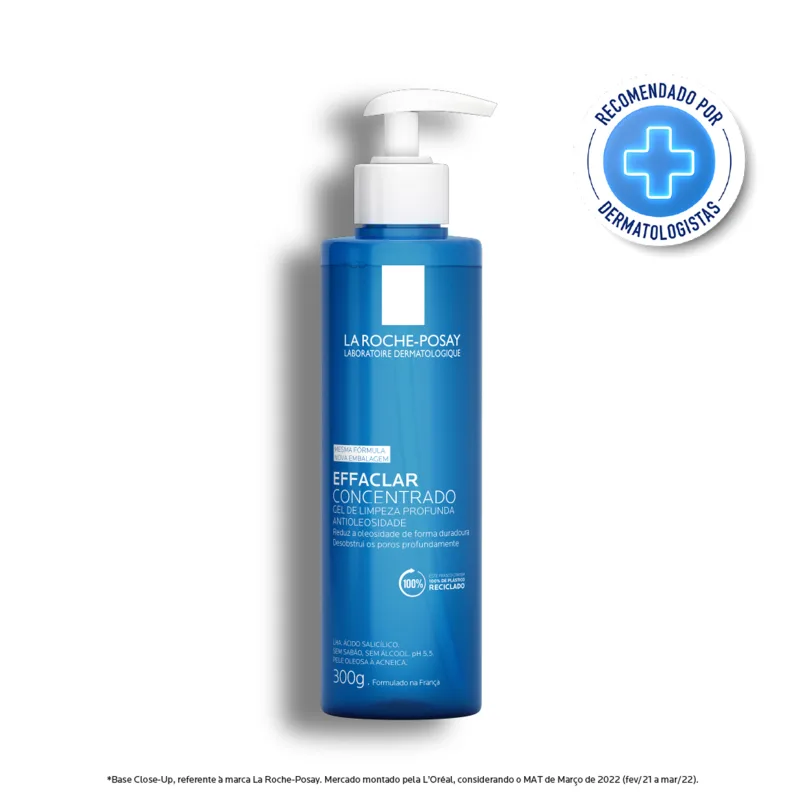 La Roche-Posay Effaclar Concentrado - Gel de Limpeza Facial 300g