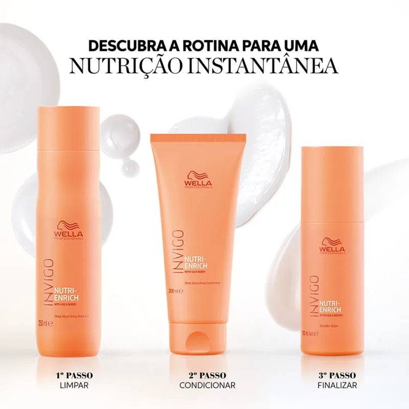 Kit Wella Professionals Invigo Nutri-Enrich Salon Trio (3 Produtos)