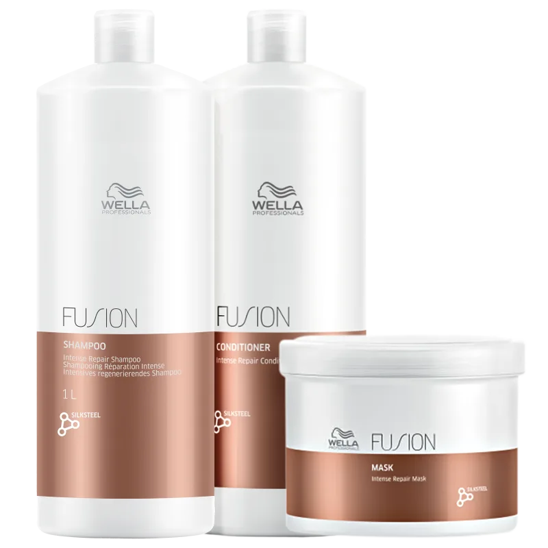 Kit Wella Professionals Fusion Trio Salão (3 Produtos)