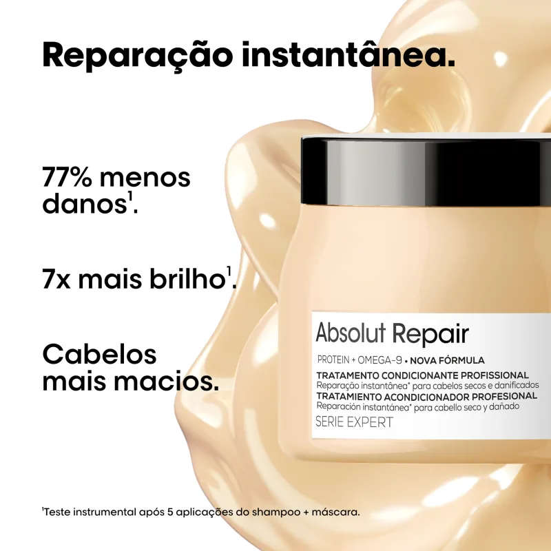 L'Oréal Professionnel Serie Expert Absolut Repair Omega-9 + Protein - Máscara Capilar 500g