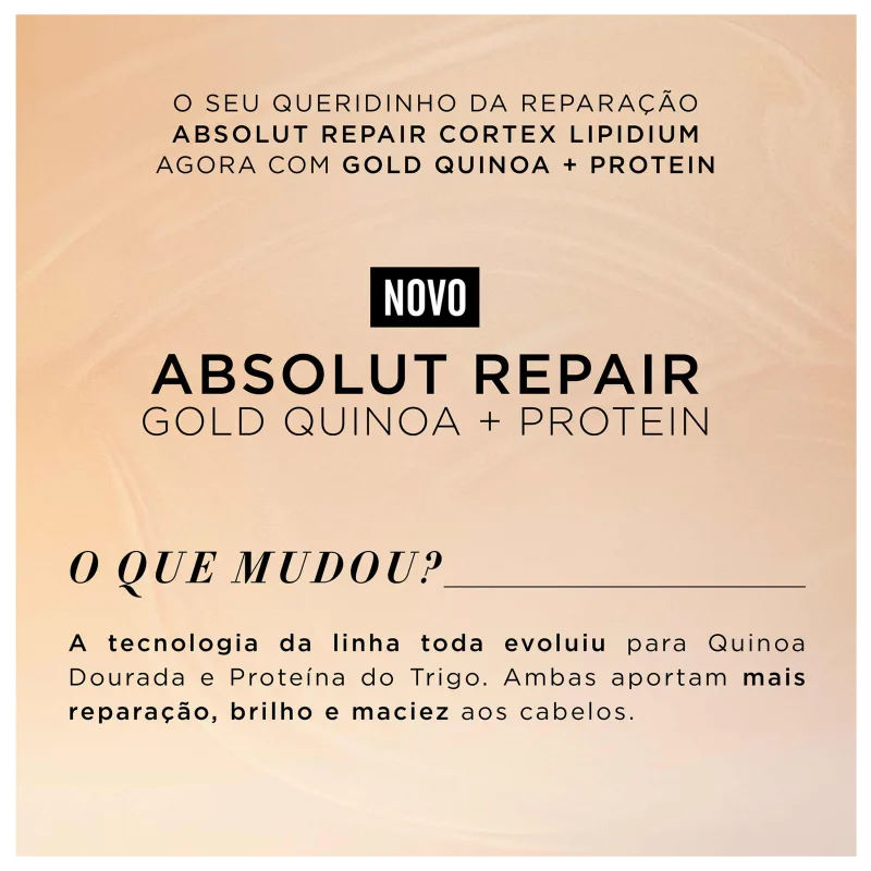 L'Oréal Professionnel Kit Serie Expert Absolut Repair Gold Quinoa + Protein Salon Duo (2 Produtos)