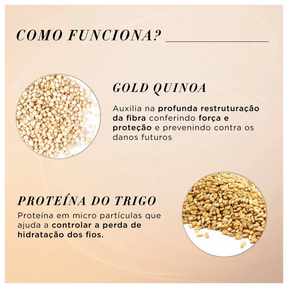 L'Oréal Professionnel Kit Serie Expert Absolut Repair Gold Quinoa + Protein Salon Duo (2 Produtos)