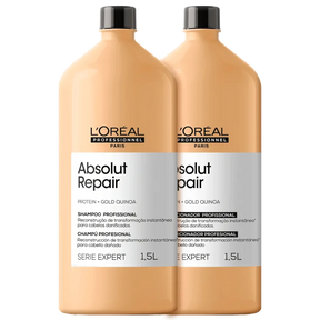 L'Oréal Professionnel Kit Serie Expert Absolut Repair Gold Quinoa + Protein Salon Duo (2 Produtos)
