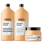 Kit L'Oréal Professionnel Serie Expert Absolut Repair Gold Quinoa + Protein Salon Trio (3 Produtos)