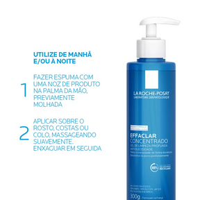 La Roche-Posay Effaclar Concentrado - Gel de Limpeza Facial 300g