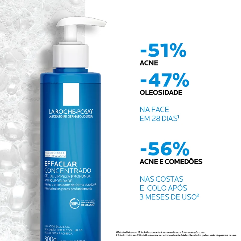 La Roche-Posay Effaclar Concentrado - Gel de Limpeza Facial 300g