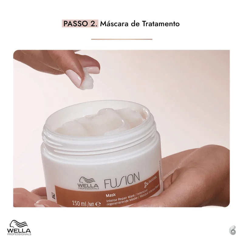 Kit Wella Professionals Fusion Trio Salão (3 Produtos)