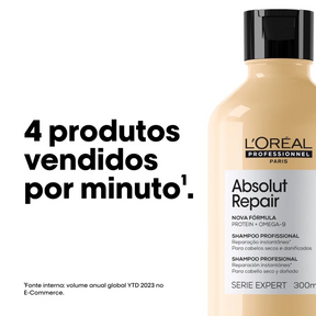 Kit L'Oréal Professionnel Serie Expert Absolut Repair Omega-9 + Protein Instant Resurfacing (2 Produtos)